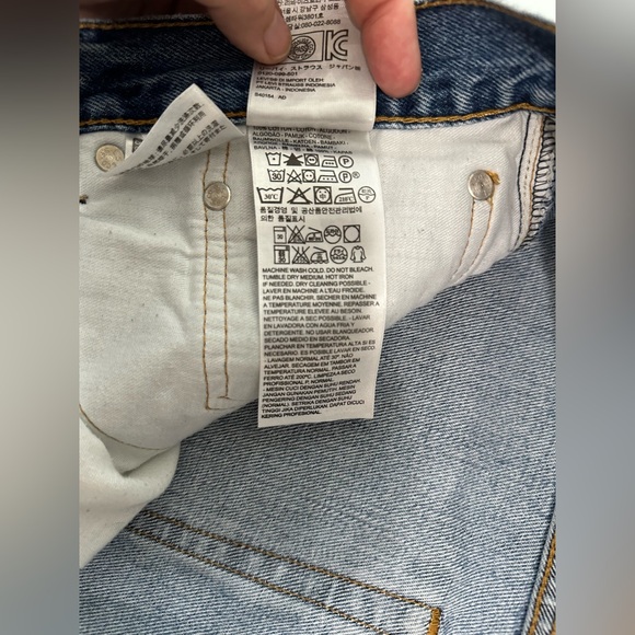 Classic Men's 505 Levi Blue Jeans 34x34 - Picture 14 of 16